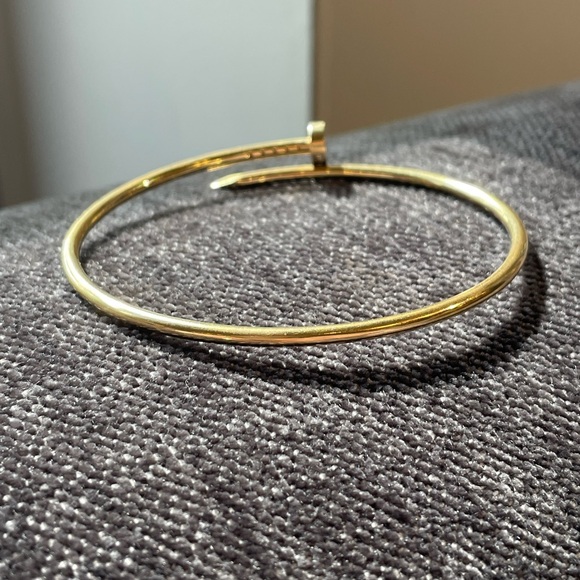 CARTIER JUSTE UN CLOU BRACELET, SMALL Juste un Clou bracelet, width: 2.5 mm YG - Picture 6 of 10